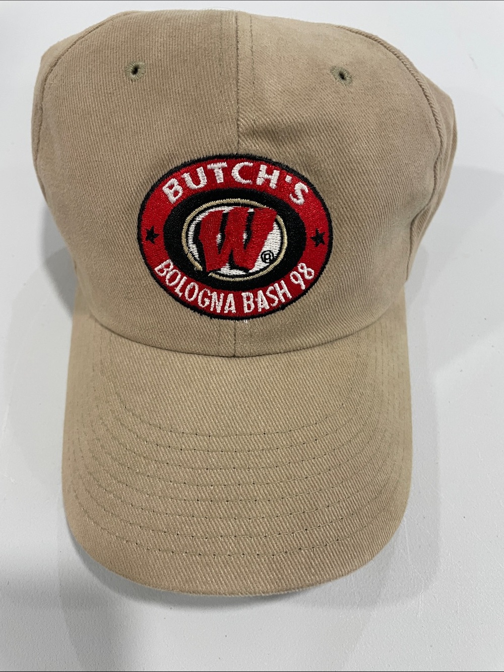Vintage Wisconsin Badgers Butch’s Bologna Bash 98 alumni booster hat